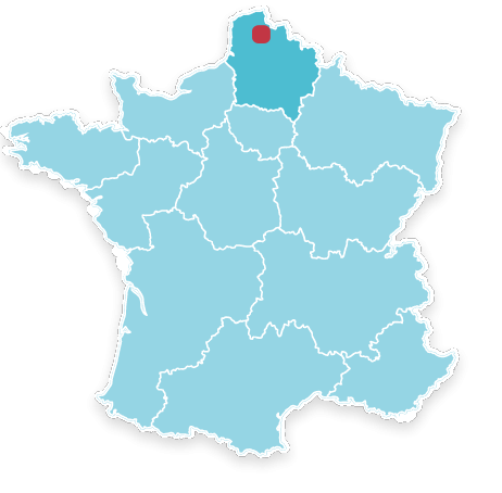Pas-de-Calais en rgion Hauts-de-France